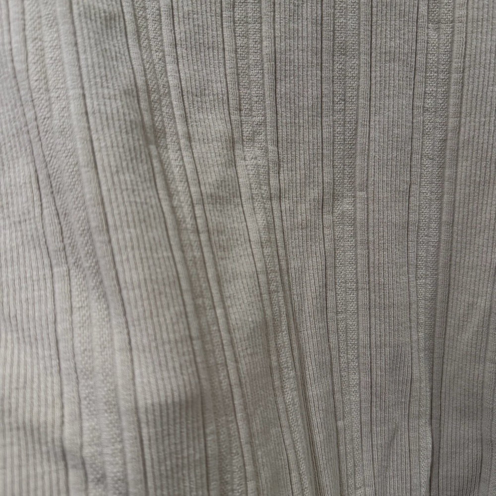 about:blank Men’s Basic Cream Ribbed Sleevless Tank Top Size XS - Picture 5 of 8